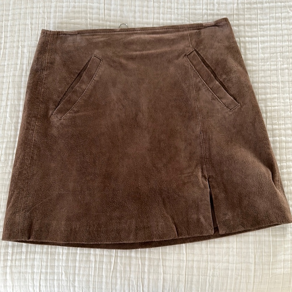 Suede Blank NYC Mini Skirt